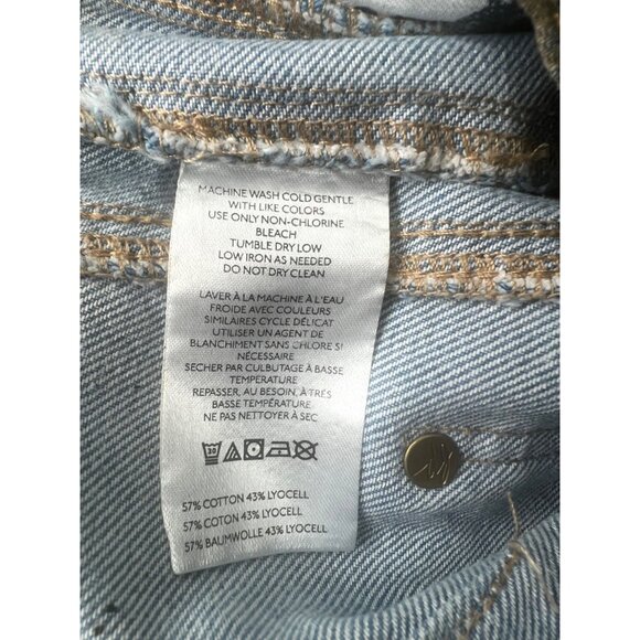 We The Free Good Luck Mid Rise Barrel Pants In Olive Green Womens Size 26 - Picture 15 of 15